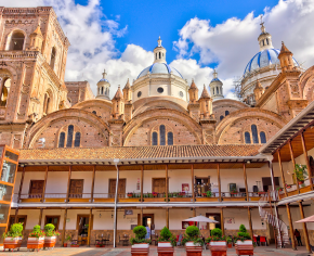 Church in Cuenca, Ecuador